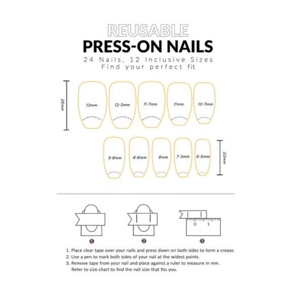 24pcs Y2K Aesthetic Sparkling Full Ballet Nails - Picture 7 of 8